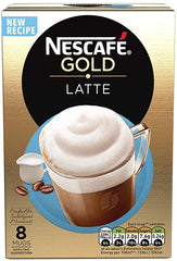 Nescafe Gold Latte 8 Sachets 156g