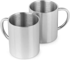 Stainless Steel Double Coffee Cup 300ml