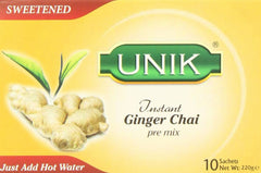 UNIK Instant Ginger Chai Sweetened (10 Satchets)