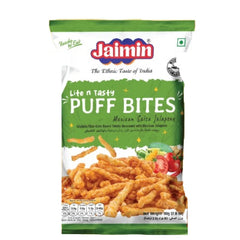 Jaimin Lite n Tasty Puff Bites Mexican Salsa Jalapeno 80G