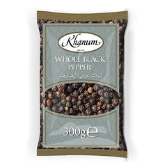 Khanum Whole Black Pepper 300g