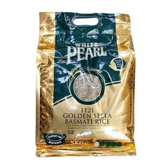 White Pearl 1121 Golden Sella Basmati Rice 5Kg