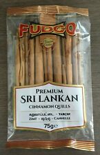 Fudco Premium Sri Lankan Cinnamon Quills (Dalchicni) 75g