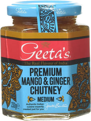 Geeta's Premium Mango & Ginger Chutney (Medium) 230g