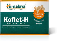 Himalaya Koflet-H Lozenges Fortified with Honey (Ginger Flavour) 33.6g