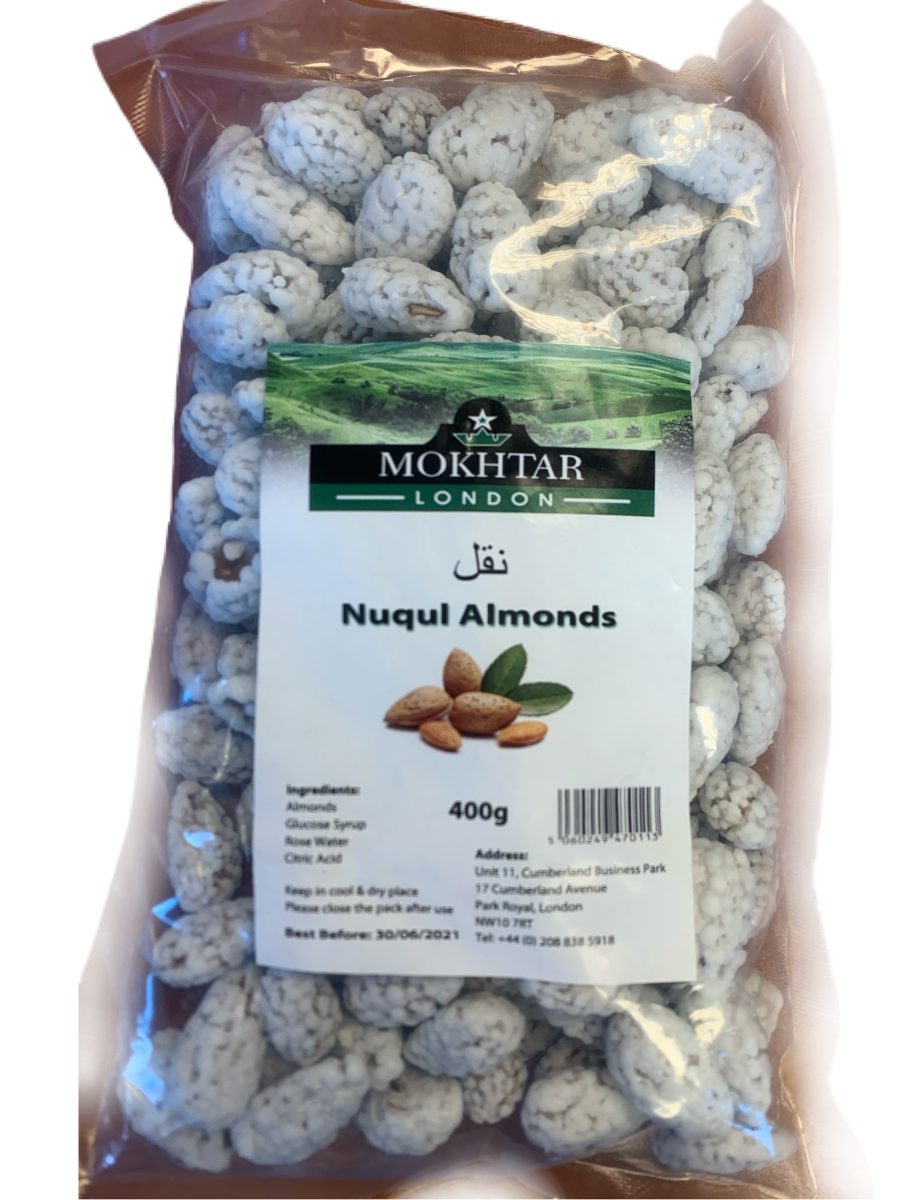 Mokhtar London Nuqul Almonds 400g