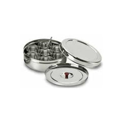 Masala Dabba with Plate 12''