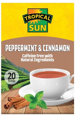 Tropical Sun Peppermint & Cinnamon 20 Tea Bags 30g
