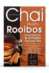 Xpress Chai Rooibos Cinnamon & Aniseed Spiced Tea 40 Teabags 100g