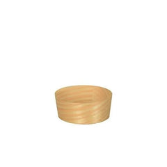 50 Pure Wood Bowls Round (5cm x 2cm)