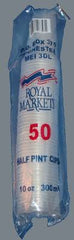 Royal Market Half Pint Cups 300ml (50 Pack)
