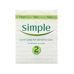Simple Pure Soap For Sensitive Skin (2 Pack)