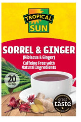 Tropical Sun Sorrel & Ginger 20 Tea Bags 40g