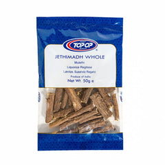 Topop Jethimadh (Mulethi) Whole 50g