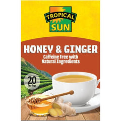 Tropical Sun Honey & Ginger Tea 20 Tea Bags