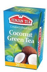 Fenjan Tea Coconut Green Tea 20 Teabags 40g