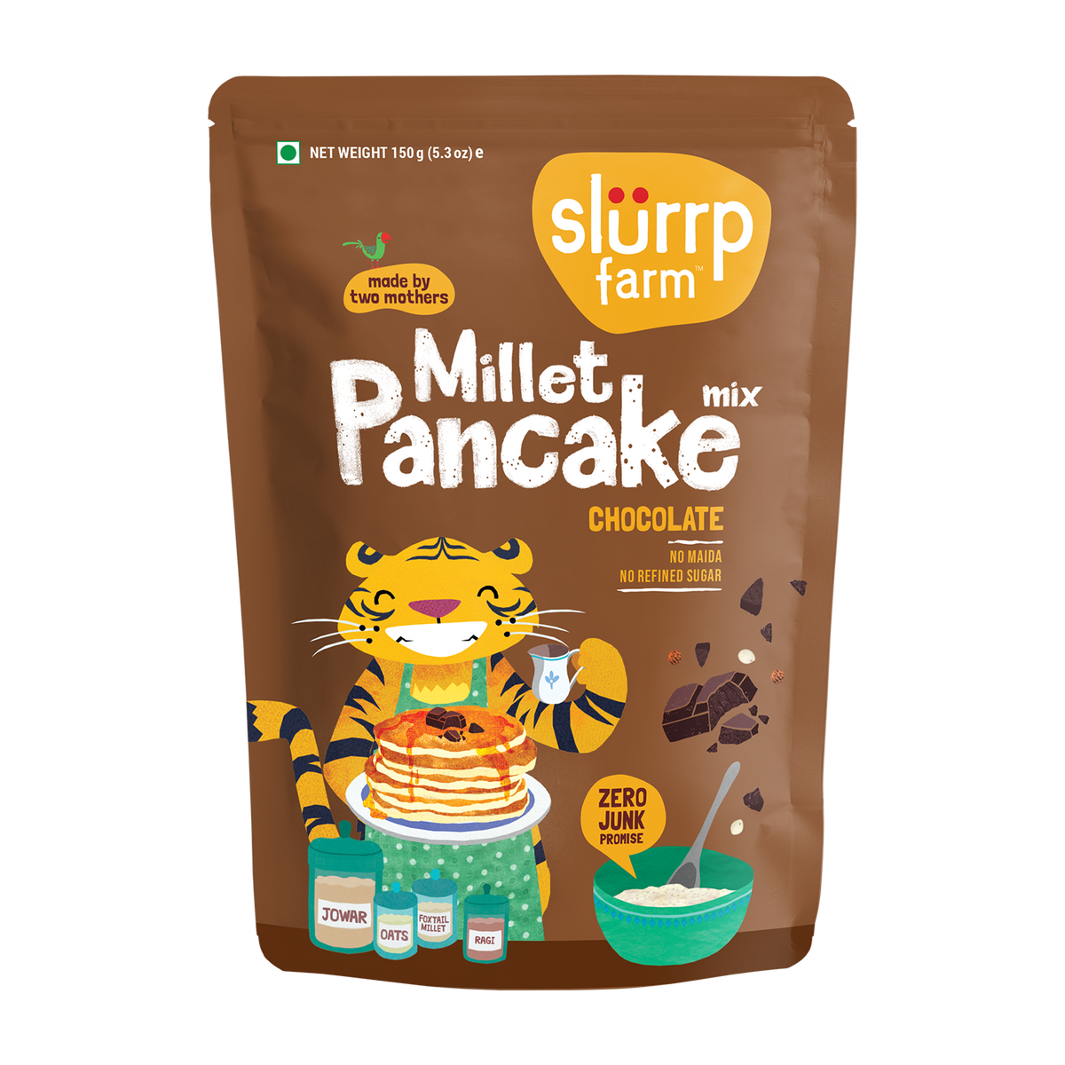 Slurrp Farm Chocolate Millet Pancake Mix 150g