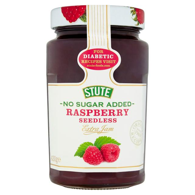 Stute No Sugar Added Raspberry Seedless 430g