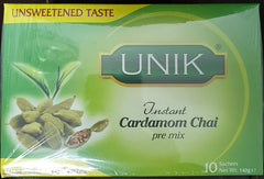 UNIK Instant Cardamom Chai Unsweetened (10 Satchets)