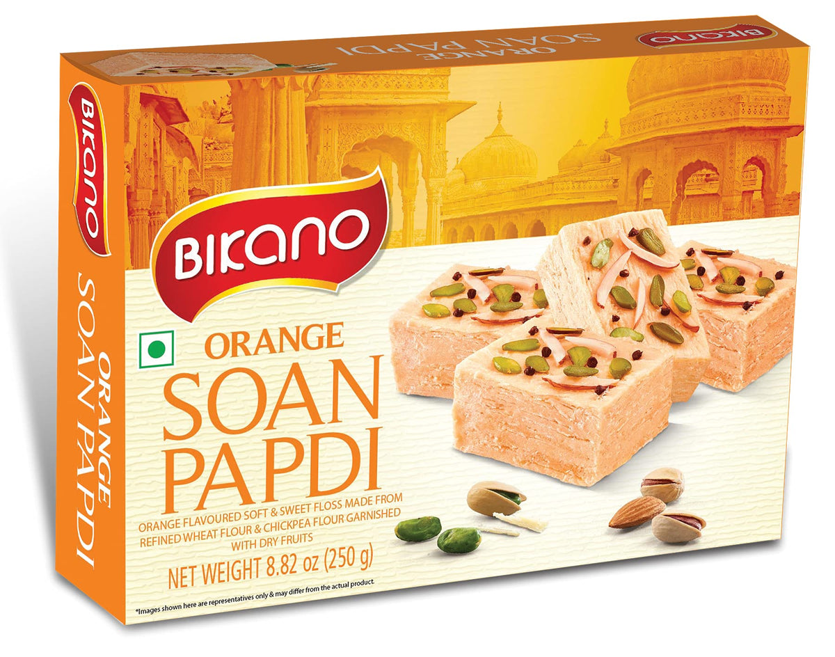 Bikano Orange Soan Papdi 250g