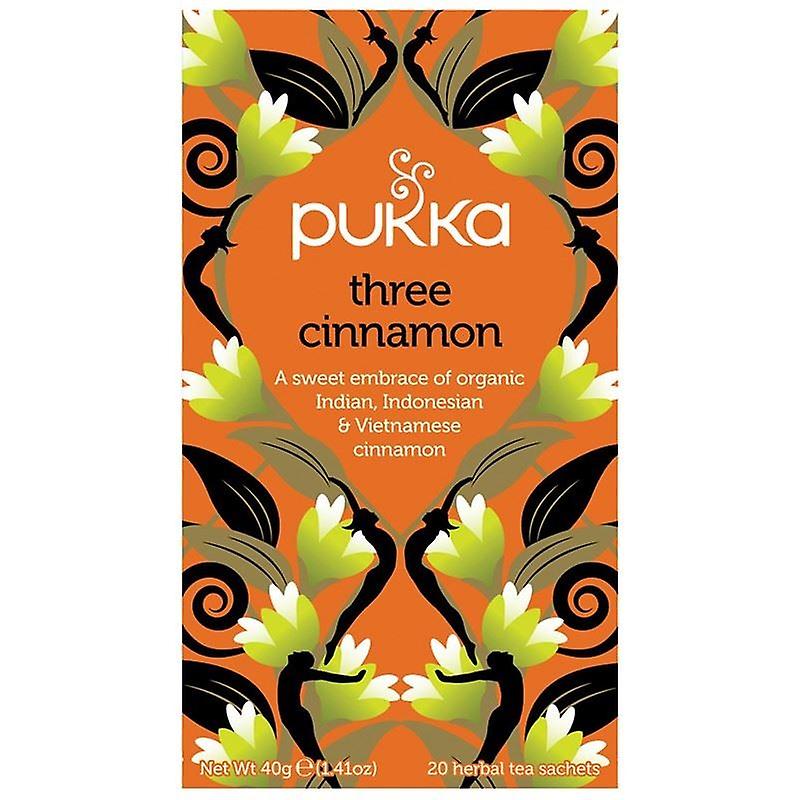 Pukka Three Cinnamon 20 Tea Sachets 40g