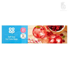 Co op Self Seal Ice Cube Bags 20pack