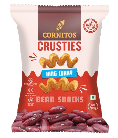 Cornitos Crusties King Curry Bean Snacks 57g