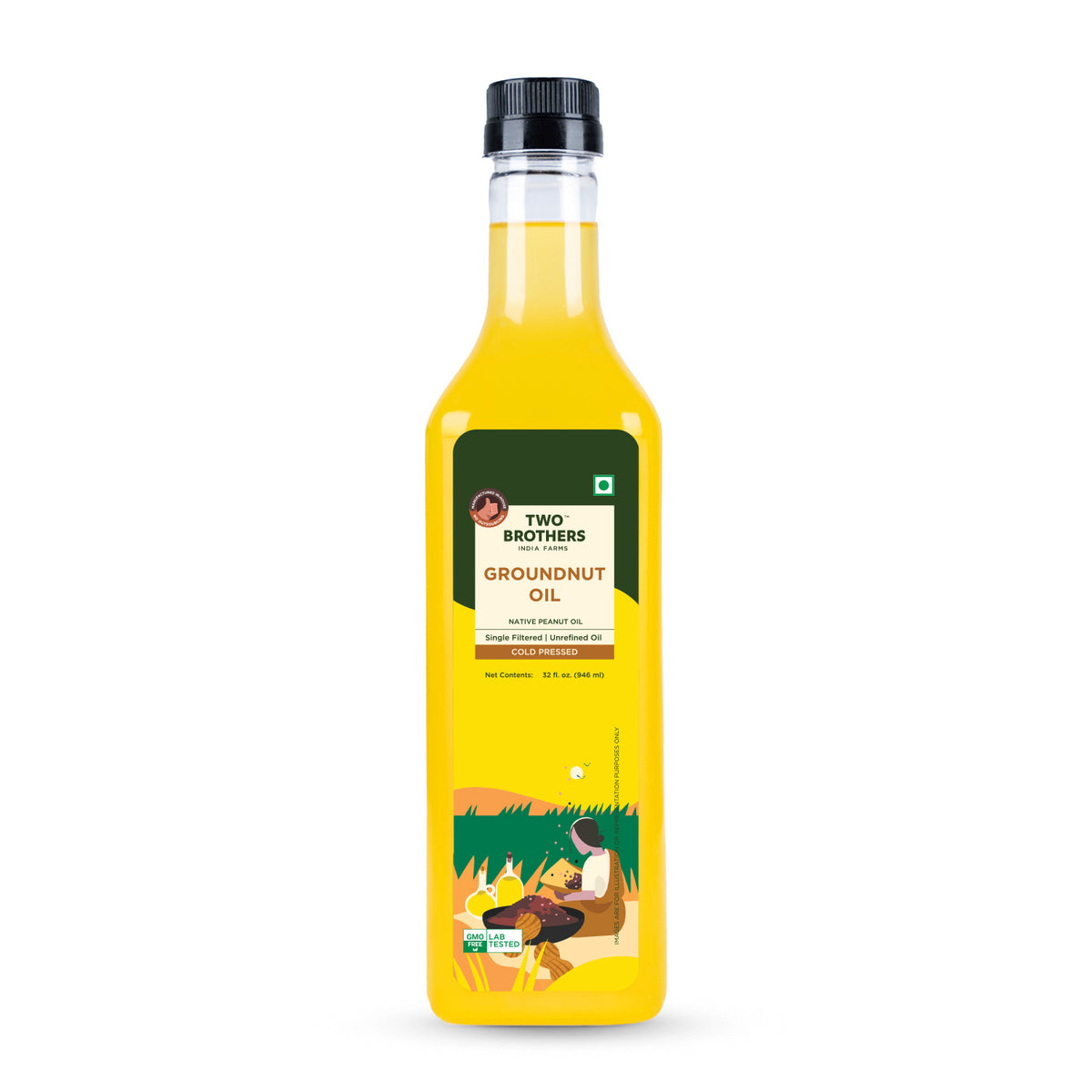 Two Brothers Groundnut Oil 1L