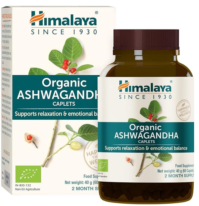 Himalaya Organic Ashwagandha Caplets 60's