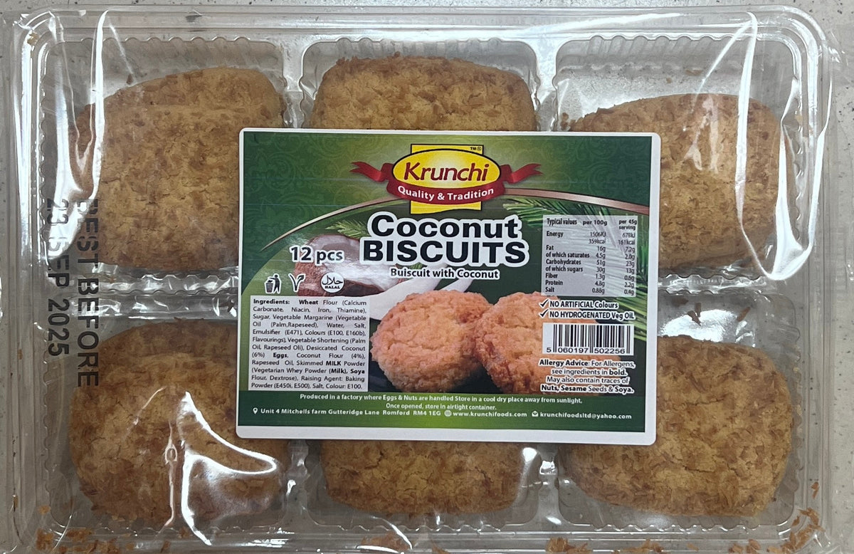 Krunchi Coconut Biscuits 12 pieces