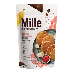 Mille Banana Choco Chip Millet Pancake Mix 250g