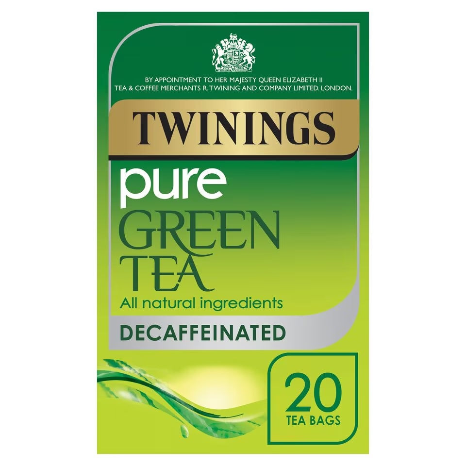 Twinings Pure Green Tea Decaffeinated Tea 20Bags