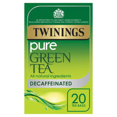 Twinings Pure Green Tea Decaffeinated Tea 20Bags