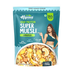 Alpino High Protein Super Muesli Cinnamon Flavour 750g