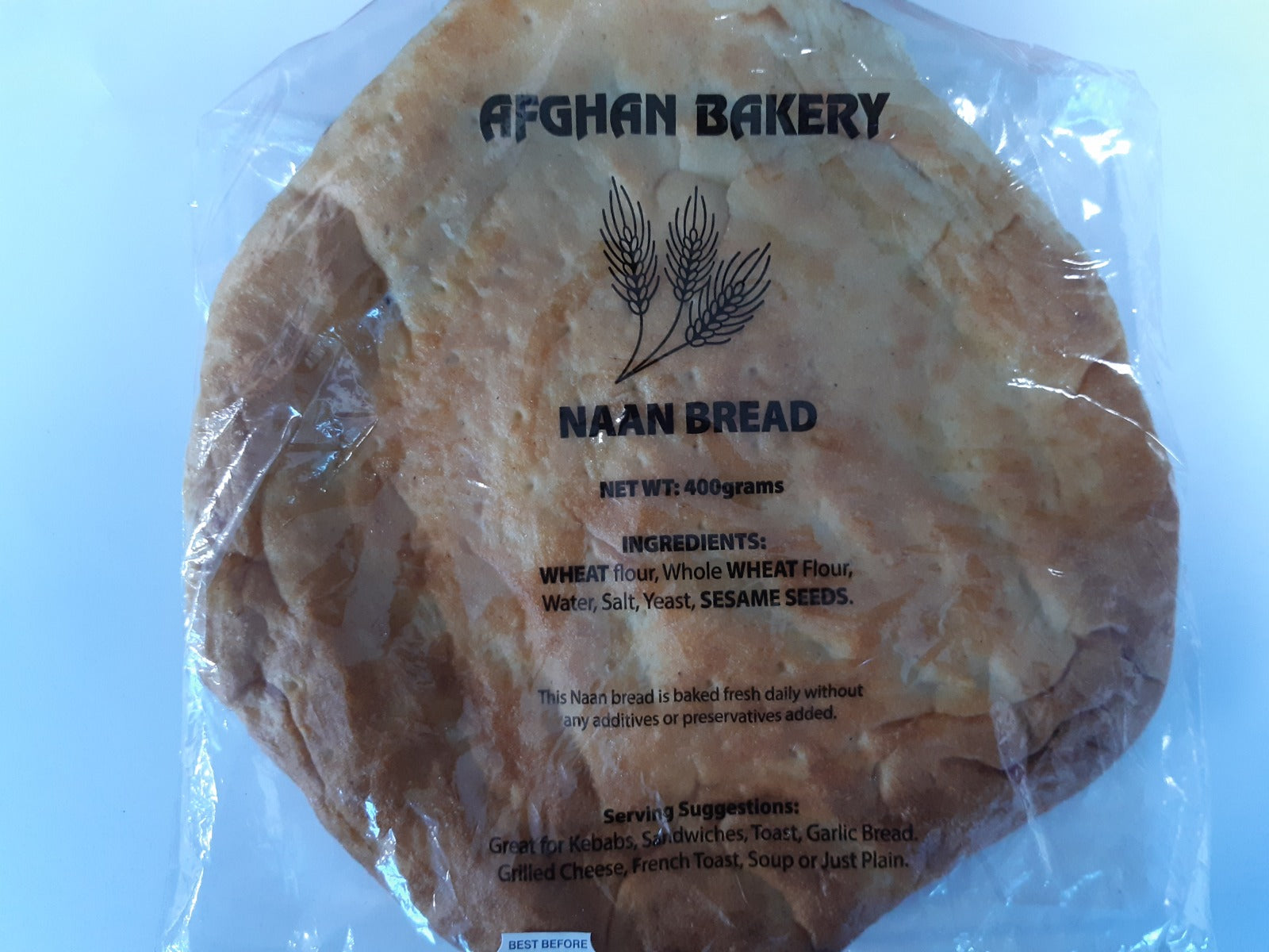 Afghan Bakery Naan Bread 400G