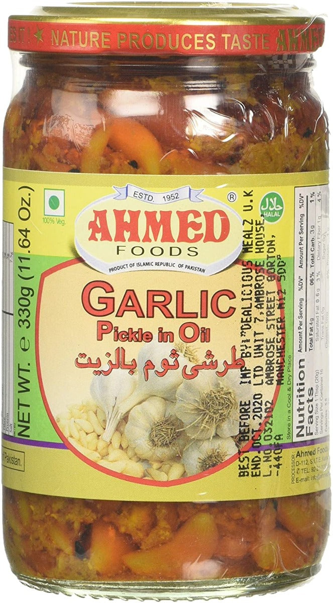 Ahmed Garlic Pickle In Oil 330g