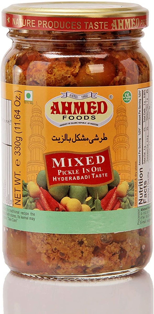 Ahmed Mixed Pickle in Oil (Hyderabadi Taste) 330g