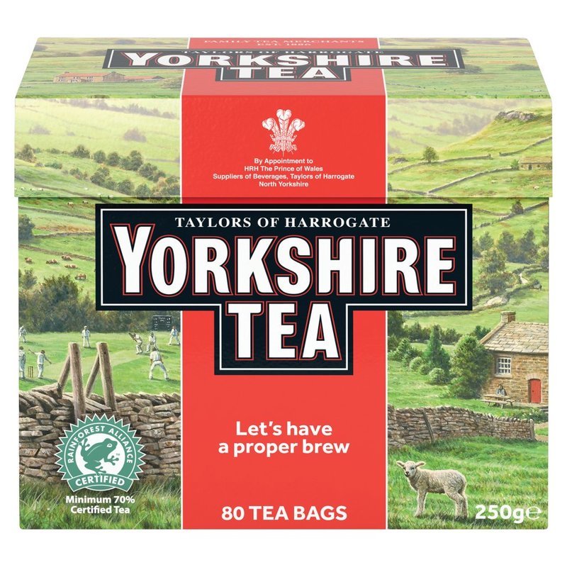 Yorkshire Tea 80 Tea Bags 250g