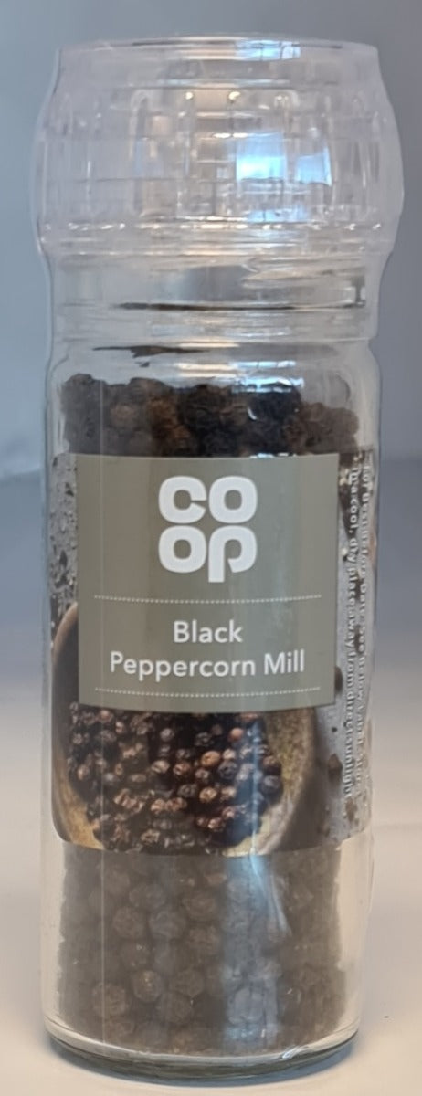 Co op Black Pepper Mill 50g