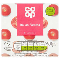 Co Op Italian Passata 500g