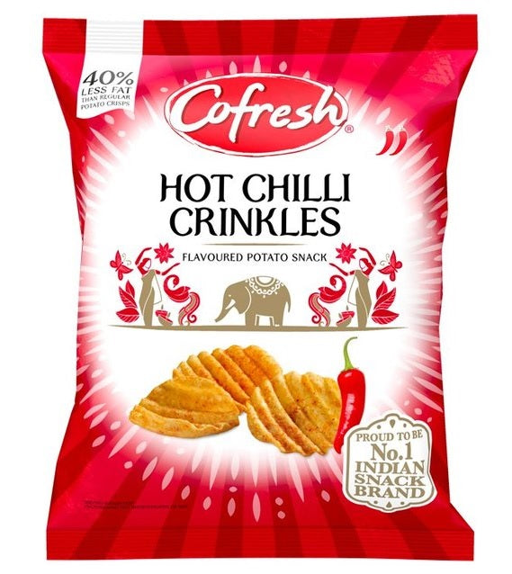 Cofresh Hot Chilli Crinkles 80G