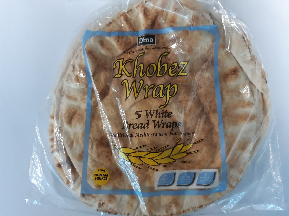 Dina Khobez Wrap 5 White Bread Wraps