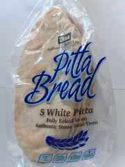 Dina Pitta Bread 5 White Pitta - Oval Shaped