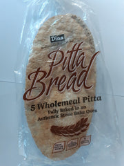 Dina Pitta Bread 5 Wholemeal Pitta - Oval shaped