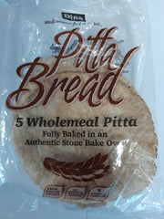 Dina Pitta Bread 5 Wholemeal Pitta - Round