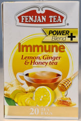 Fenjan Tea Immune (Lemon , Ginger & Honey) 20 Tea Bags