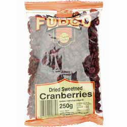 fudco dried Sweetened Cranberries 250g