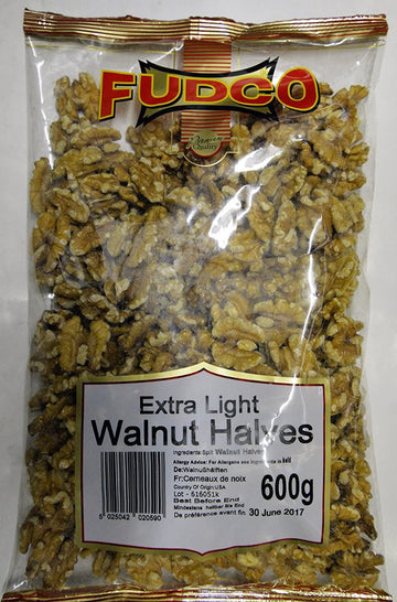 Fudco Walnuts Halves (Extra Light) 600g