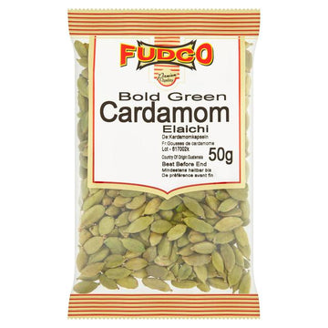 Fudco Green Cardamom (Bold) 50g
