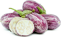 Fresh Aubergine (Eggplant) Round Grafiti 100g